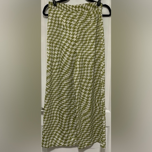 Urban Outfitters Green Palazzo Pants Womens Medium High Rise‎ Boho Retro - Picture 2 of 16